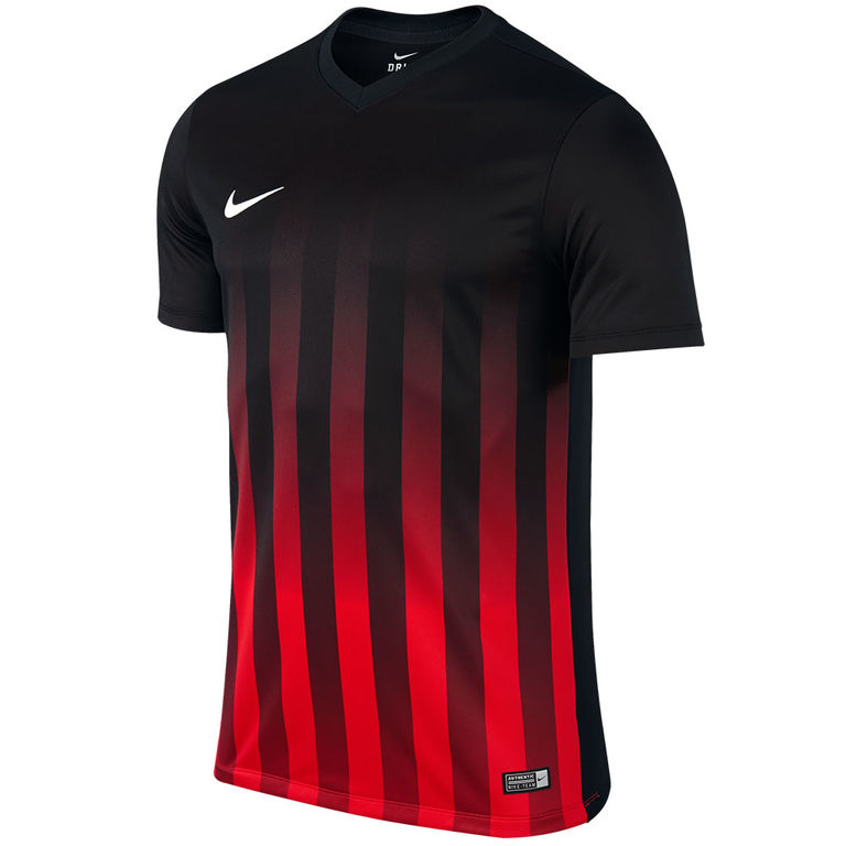 Nike Striped Divisie Ii Jersey Blackred nike kopen in de aanbieding