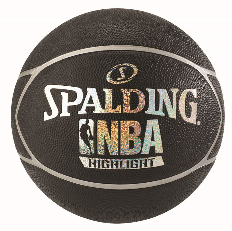 Spalding NBA Highlight Outdoor Basketbal Black-Silver