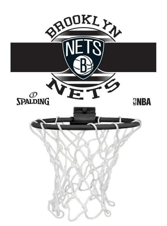 Spalding NBA Basketballen miniboard Brooklyn Nets (77-662z)