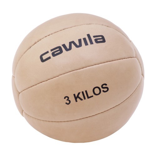 Cawila Medicijn Bal van leer Core Training 3 kg