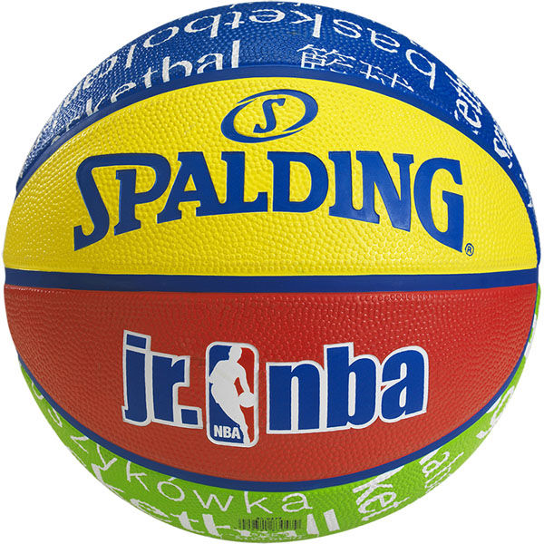 Spalding Basketbal NBA Junior Rood/Groen/Geel
