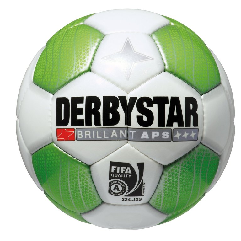 DerbyStar Voetbal Brillant APS Wit-Groen