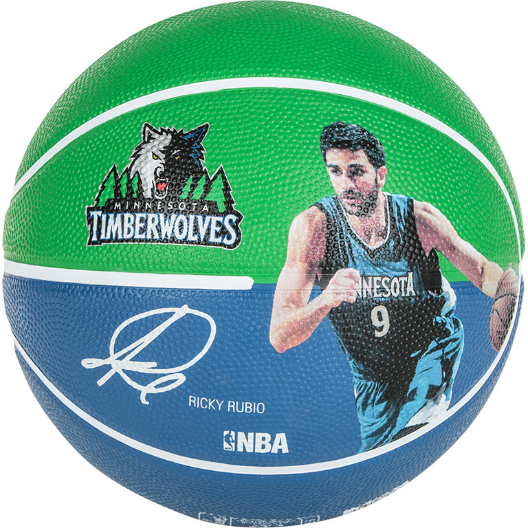 Spalding Basketbal NBA Ricky Rubio Groen-Navy