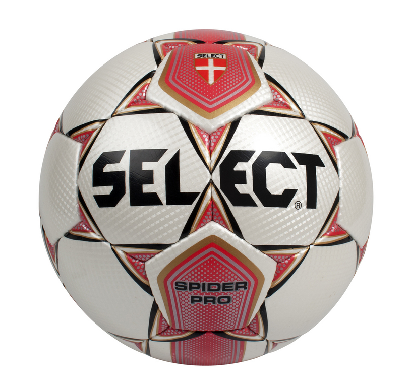 Select Voetbal Jeugd Spider Pro 360gr wit-rood