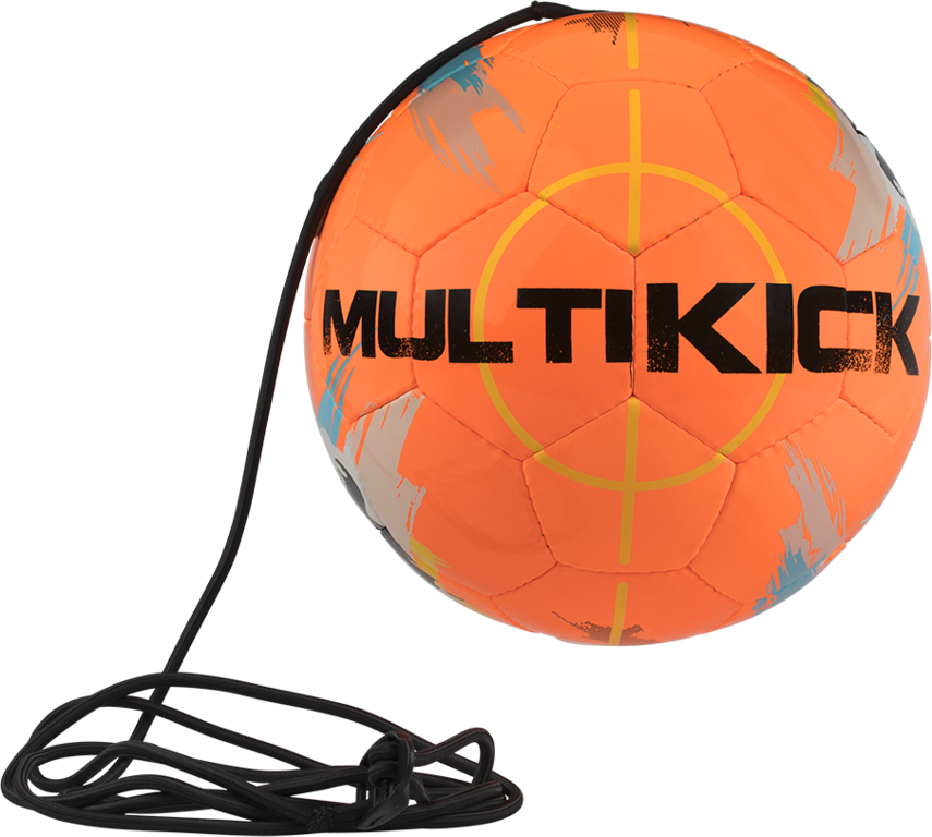 Derbystar Voetbal Multikick Mini Pro Oranje Geel derbystar kopen in de aanbieding