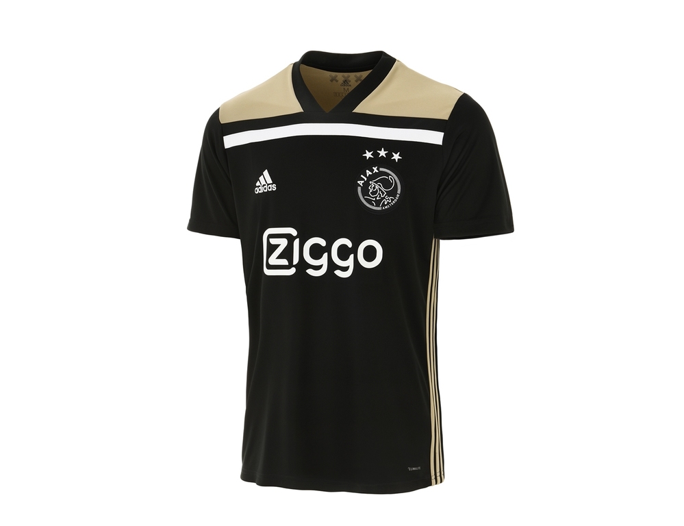 Ajax Uitshirt Zwart-Goud Kinderen Nl