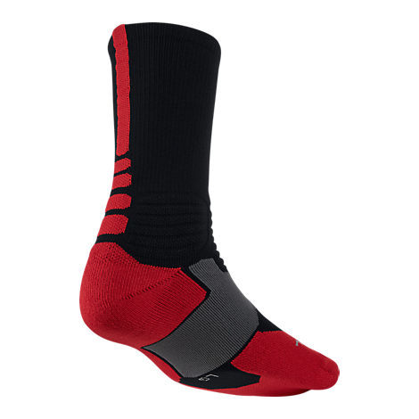 Nike Basketbal Sokken Hyperelite Zwart-Rood
