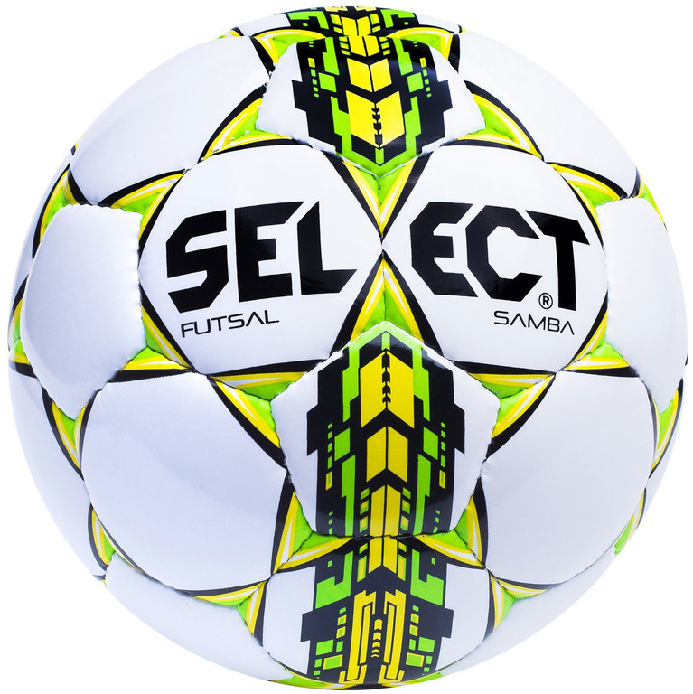 Select Voetbal Futsal Samba wit-geel-groen