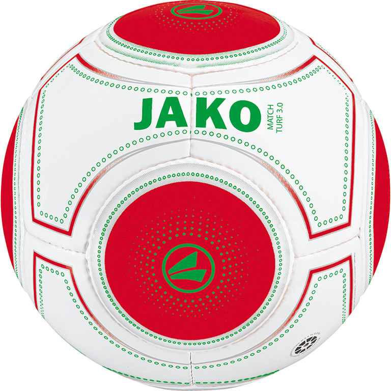 Jako Bal Match Turf 3.0 Wit-Rood-Groen