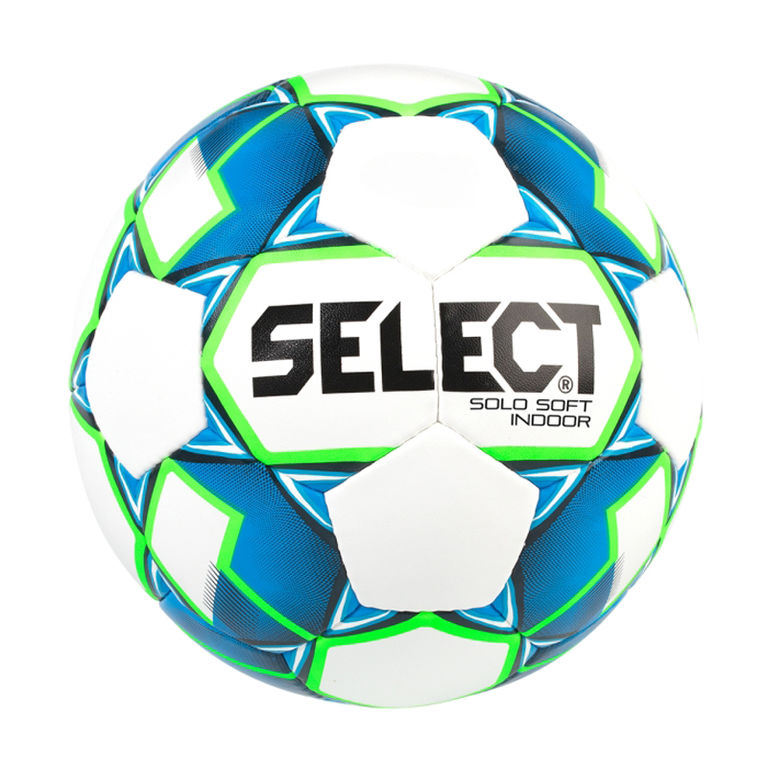 Select Voetbal Solo Soft Indoor wit-blauw mt 4-5