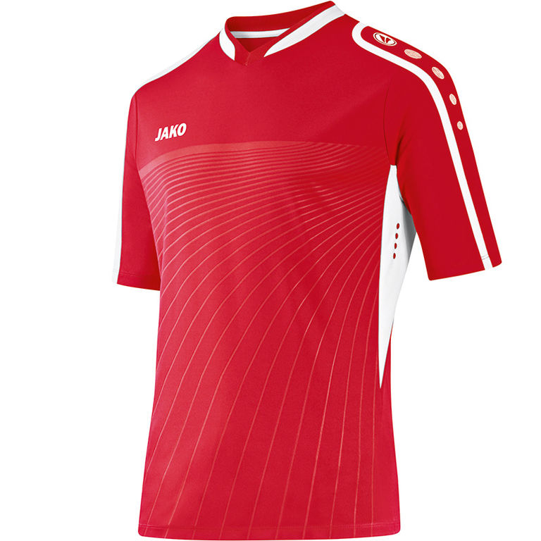 Jako Performance Korte Mouwen Shirt Wit-Goud